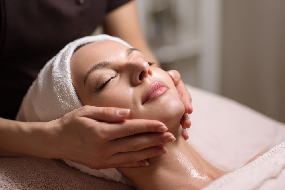 Facial skincare treatment at La Vida