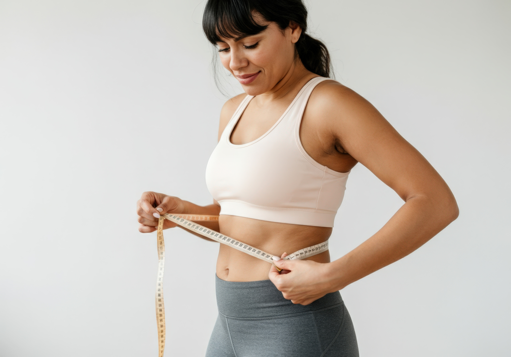 Preview image of a woman measuring her waist for weight loss care